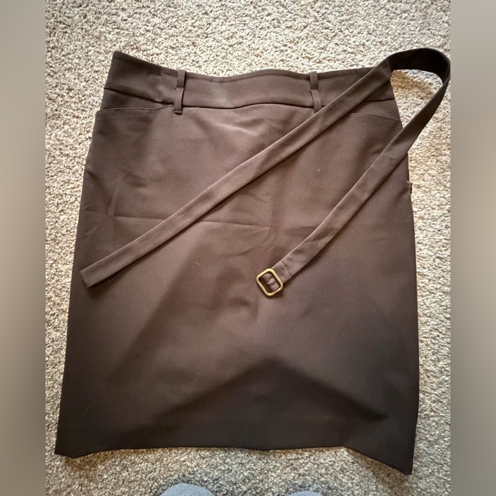 LOFT Chocolate Brown Pencil Skirt